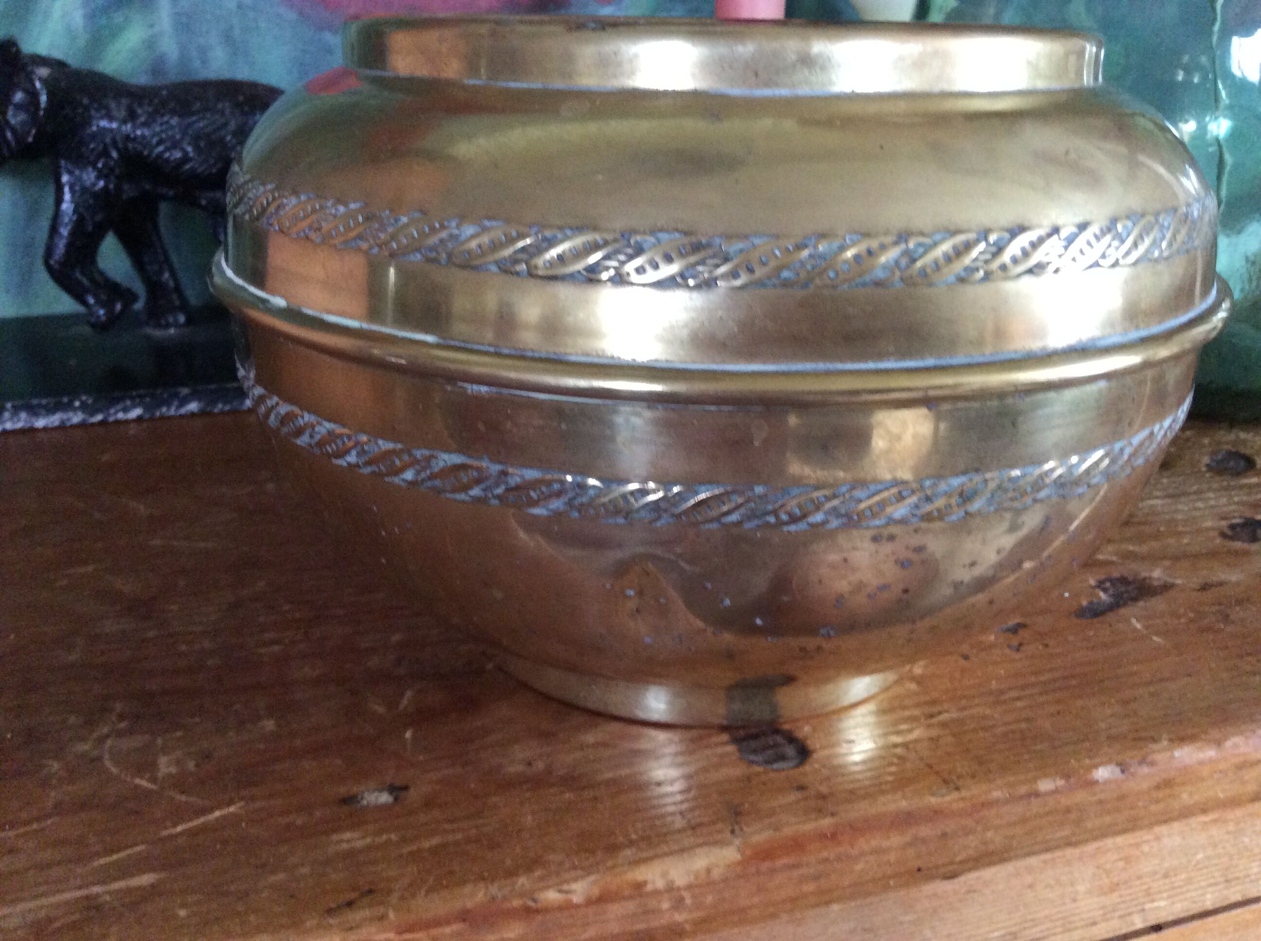 Copper pot cover
