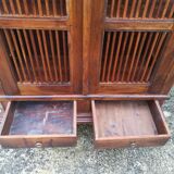 Teak bar cabinet