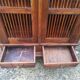 Teak bar cabinet