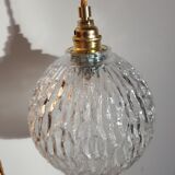 1960 tempered glass walker lamp