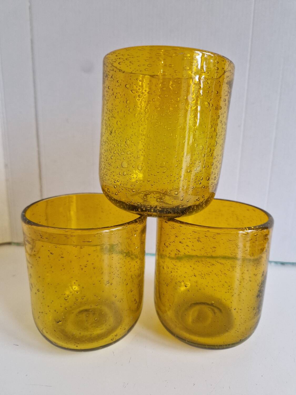 Set of 3 Blown Glass