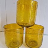 Set of 3 Blown Glass