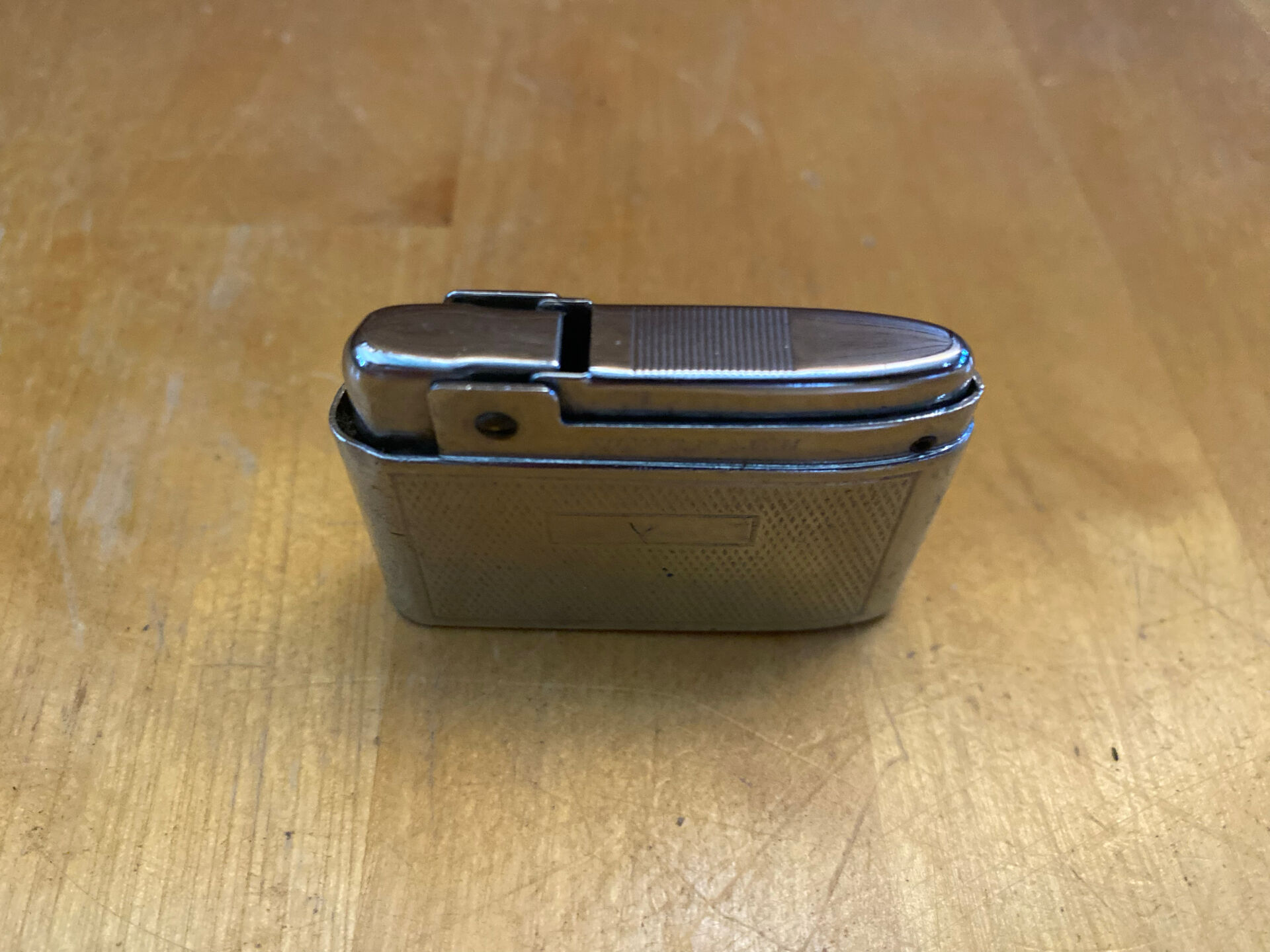 Vintage Silver Match Metal Lighter from the 1970s #E270