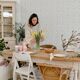 Rattan armchairs