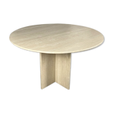 Travertine dining table