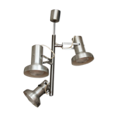 Aluminium ceiling chandelier - vintage 70-80s