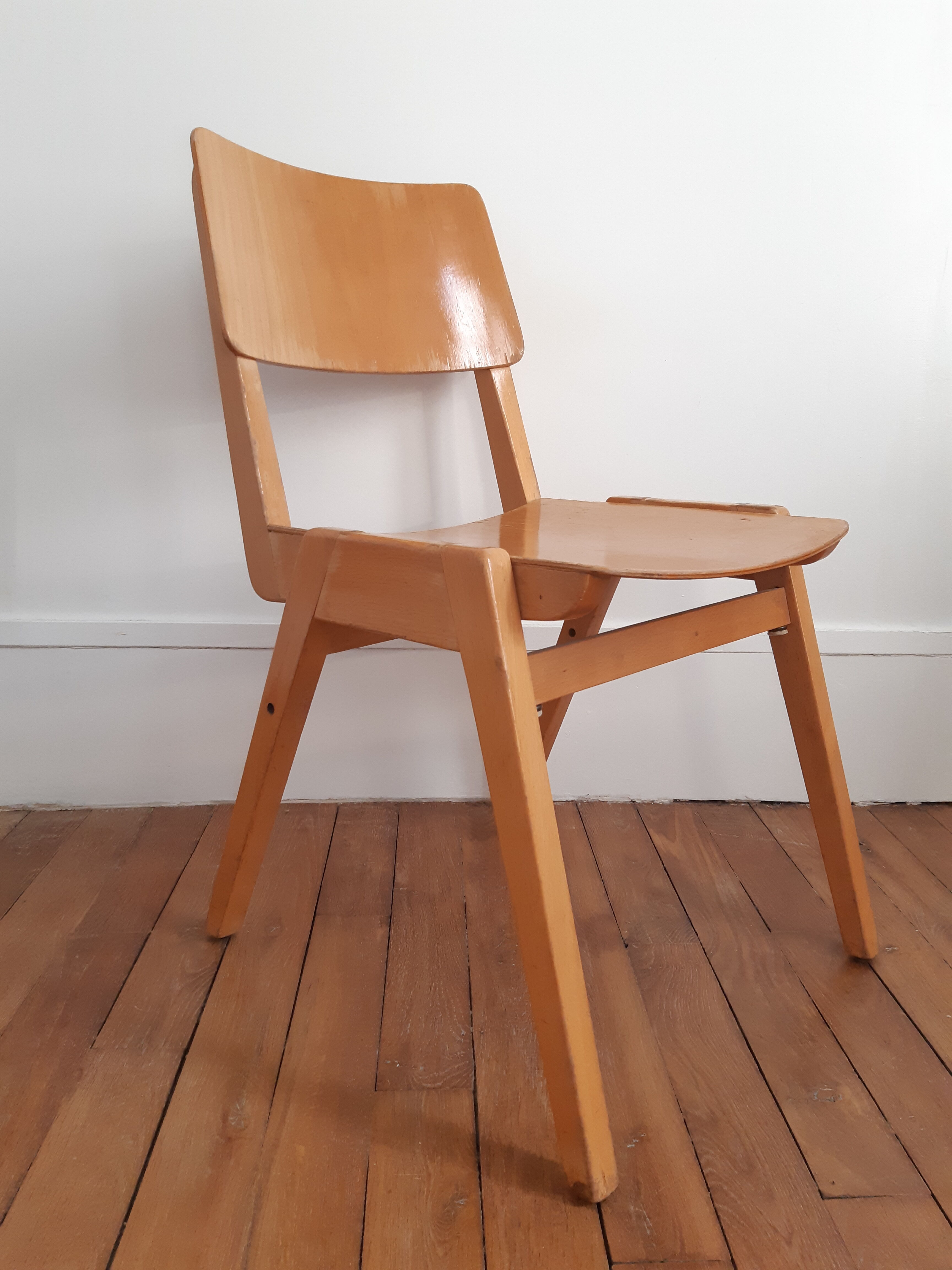 Scandinavian wooden chair