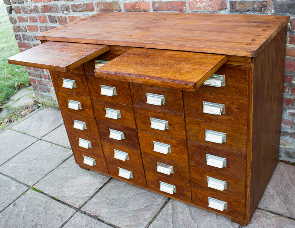 Ancient medicine cabinet 24 drawers
