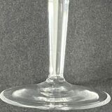 4 carved crystal wine glasses