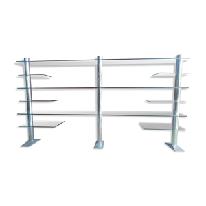 Grande étagère en verre