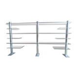 Large Art Deco glass shelf from a department store