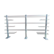 Large Art Deco glass shelf from a department store