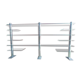Large Art Deco glass shelf from a department store
