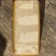 Large ceramic terrine dish in honey and caramel colour H10 L29