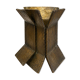 Modernist abstract bronze sculpture signed by María Simón Padrós.