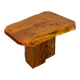 Brutalist Japanese side table, wabi-sabi, mid-century, 1960s