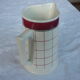 Pichet pot a lait faience de Gien carreaux