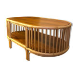 Rattan coffee table