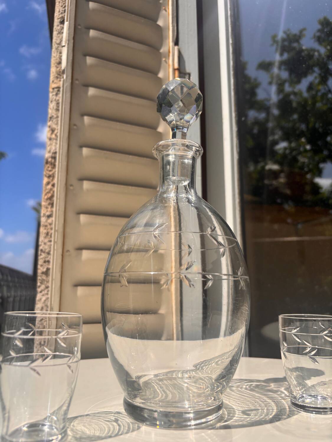 Porto service Baccarat 7p. M. Longchamp
