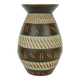 1950's akru keramik mid century VASE sgraffito decor model 10 30