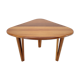 1970s Organic Solid Teak Coffee Table, Denmark