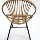 Fauteuil vintage en rotin par Dirk van Sliedregt Rohe Noordwolde 1960 aux Pays-Bas