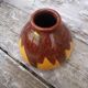 Vase vintage céramique Grés Flammé moderniste Vallauris