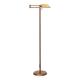 Holtkotter Bronze color swing arm floor lamp Germany 1980s