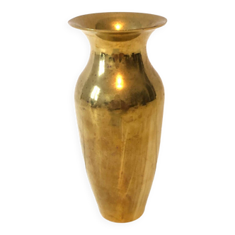 Antique gilded brass vase