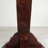 Art Deco style table with different types of inlaid wood