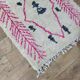 Berber hallway rug pink 290 X 90 CM
