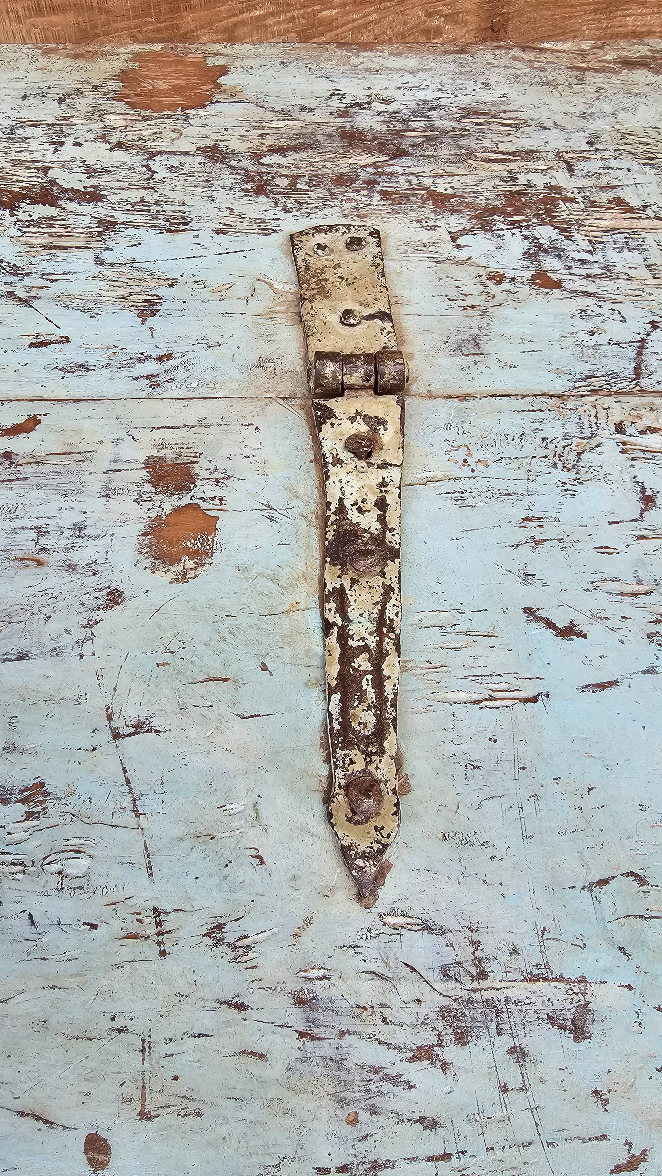 Antique Burmese teak dowry chest