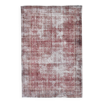 8x11 Red & Burgundy Persian Rug 235x328Cm SK 240833