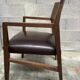 Pair of vintage Scandinavian style armchairs Natuzzi, Italy 1990s