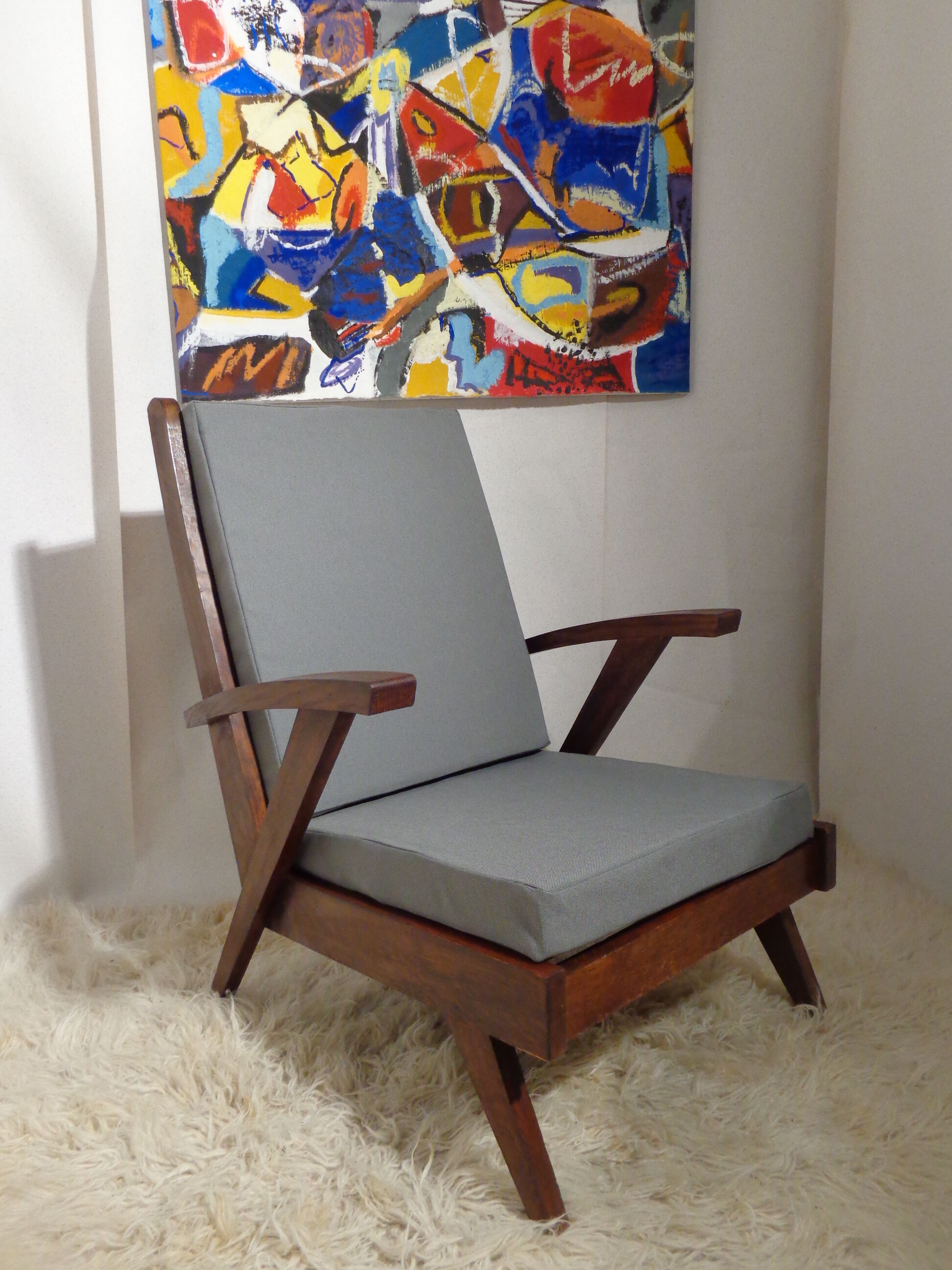 Scandinavian 50s vintage armchair