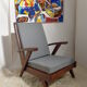 Scandinavian 50s vintage armchair