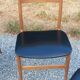 Set of 4 Scandinavian-style teak chairs from the 1970s.