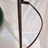 Green opaline globe lamp