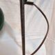 Lampe globe opaline verte