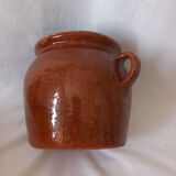 Glazed terracotta pot