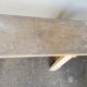 Old solid wood bench Epoque 1940/50