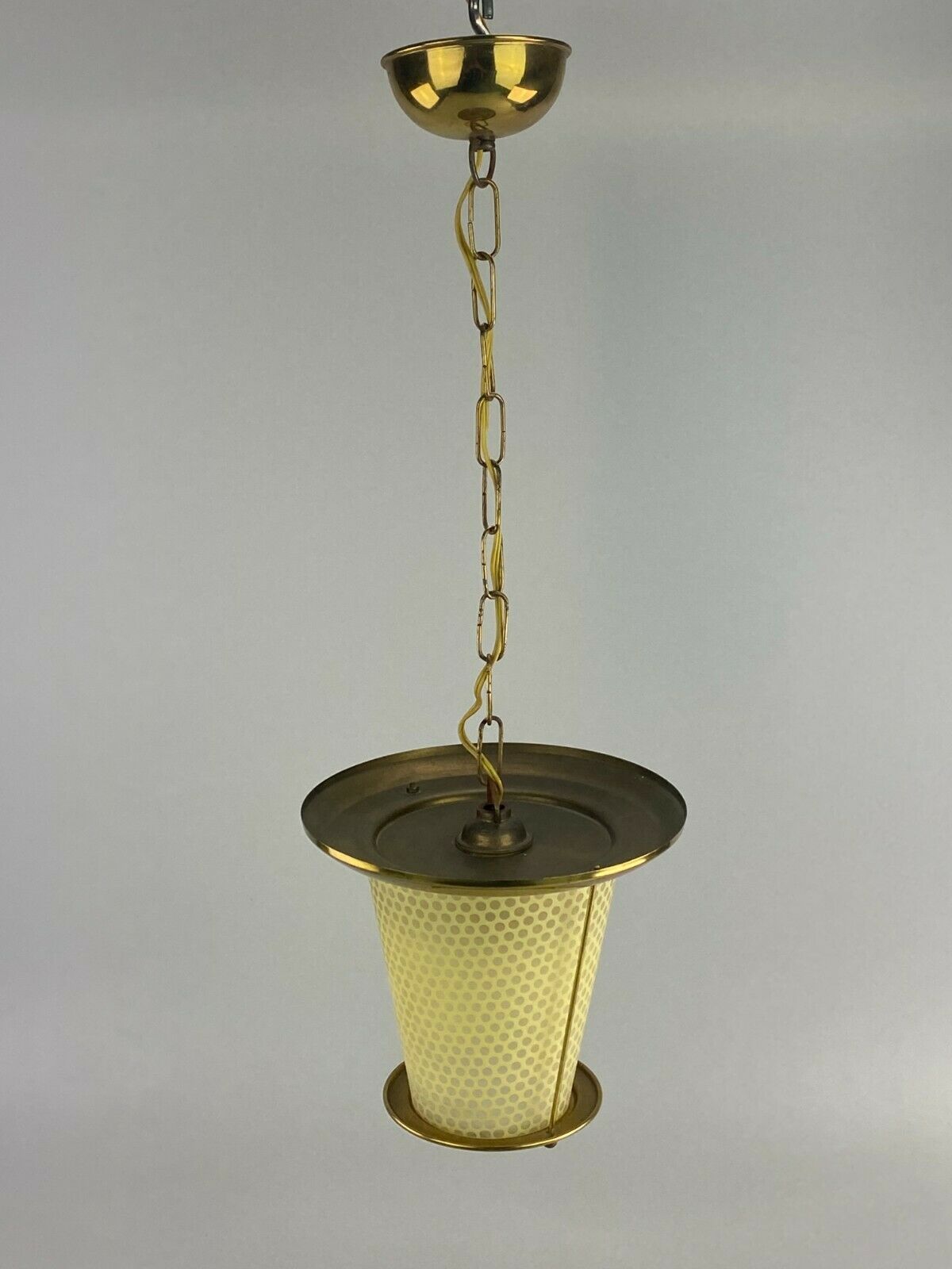 50s 60s lamp light ceiling lamp Mid Century brass design 50s 60s