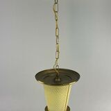 50s 60s lamp light ceiling lamp Mid Century brass design 50s 60s