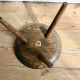 Tabouret tripode, produit dans les Vosges ( Gerardmer), années 50