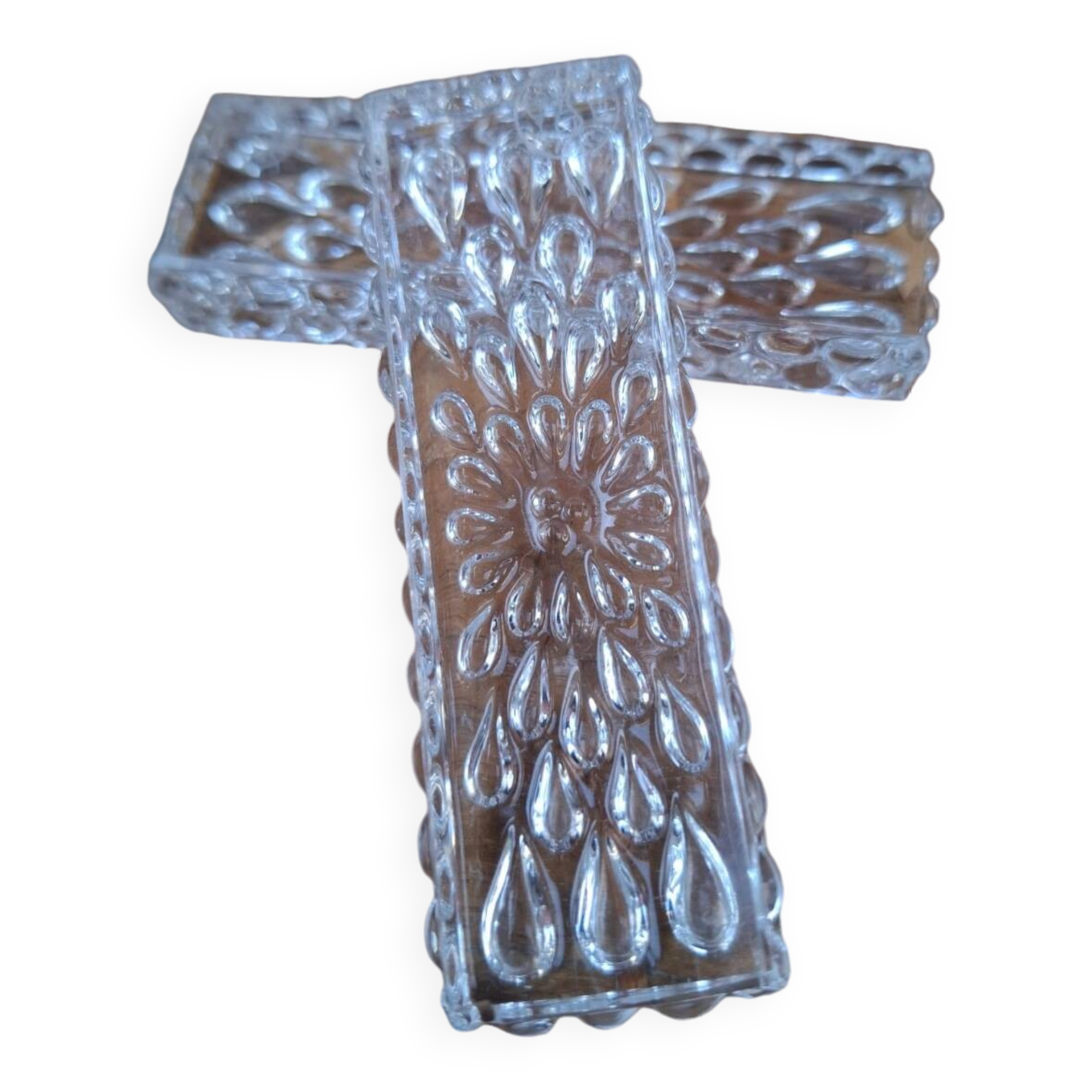 12 Baccarat crystal knife rests