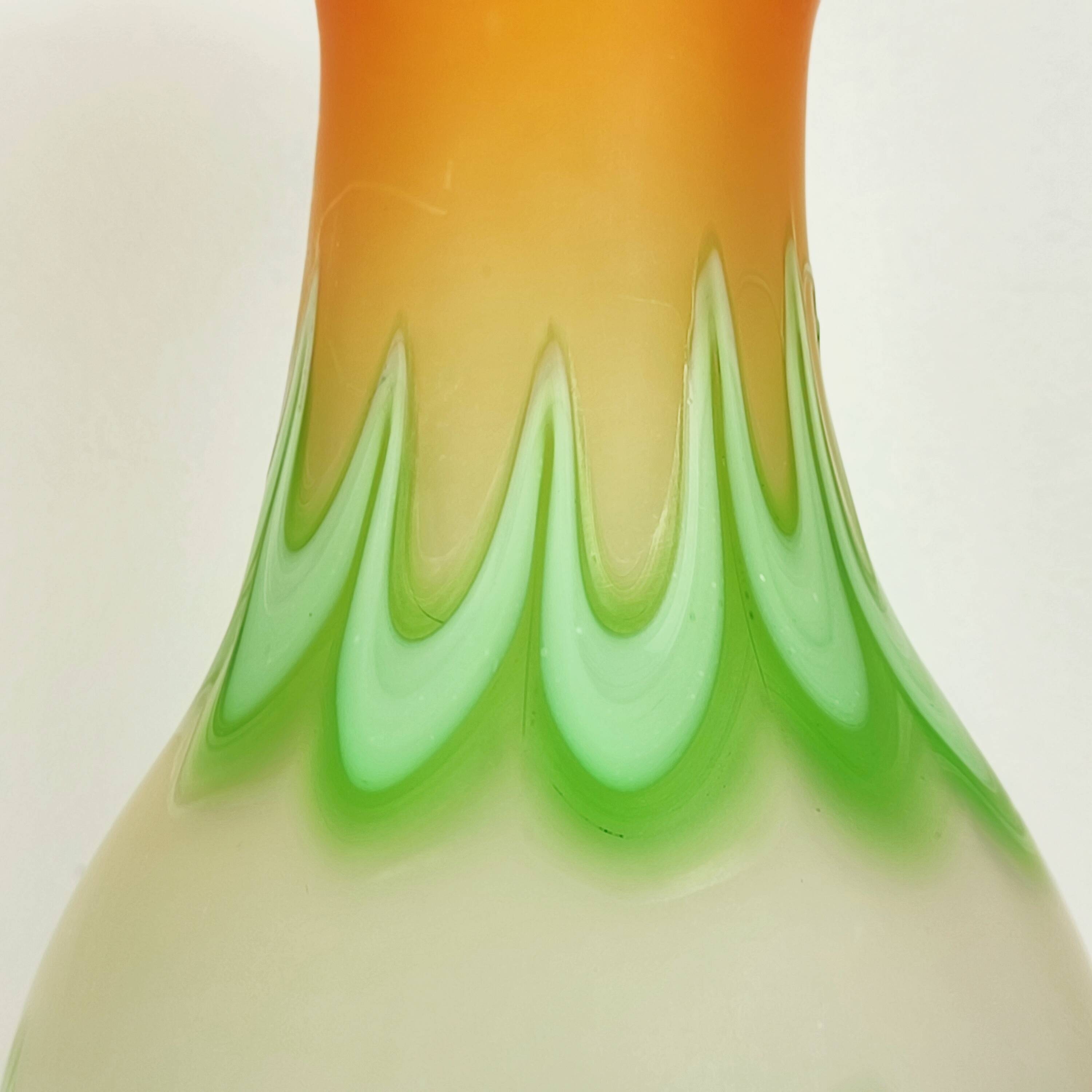 Glass paste vase