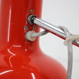 1960s Josef Hurka Red Desk Lamp, Czechoslovakia