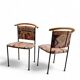 2 x Vintage Italian side / desk chair 1980s