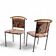 2 x Vintage Italian side / desk chair 1980s