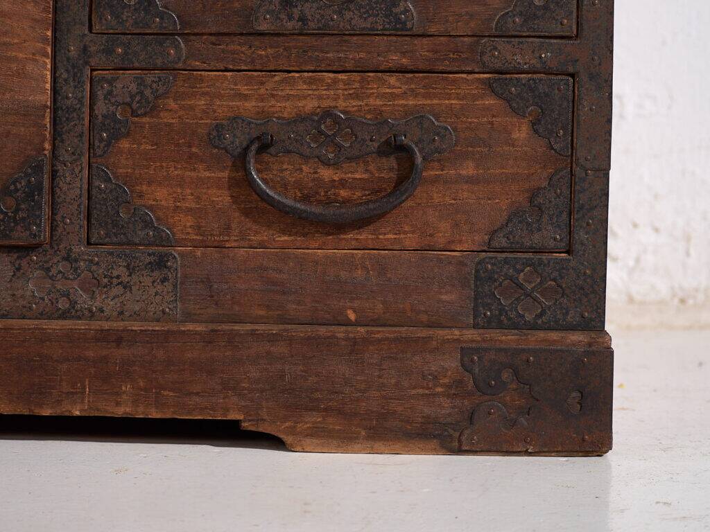 Original Japanese Tansu chest, Edo/Meiji period (circa 1850-1890) #39